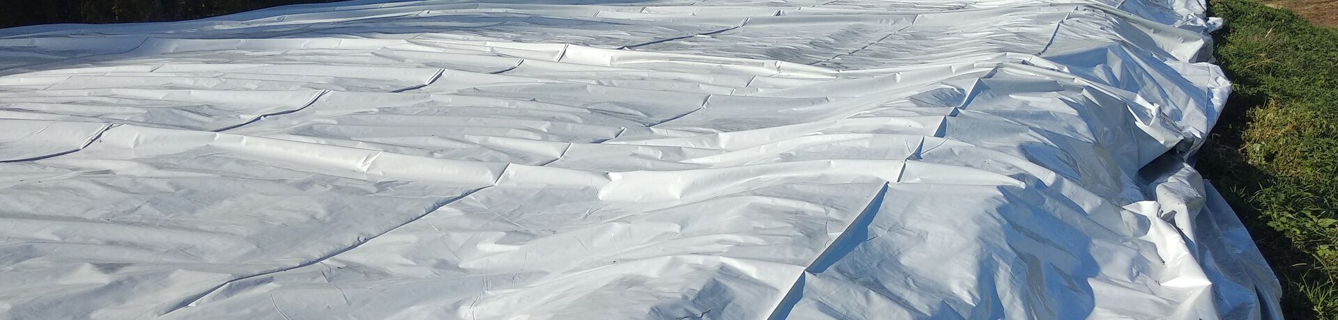 Пленка черно-белая для укрытия силосных и сенажных ям